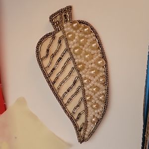 Embroidery pin vintage with incredible detailed work.